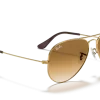 RayBan Aviator large metal 001/51 - Oro - Imagen 3